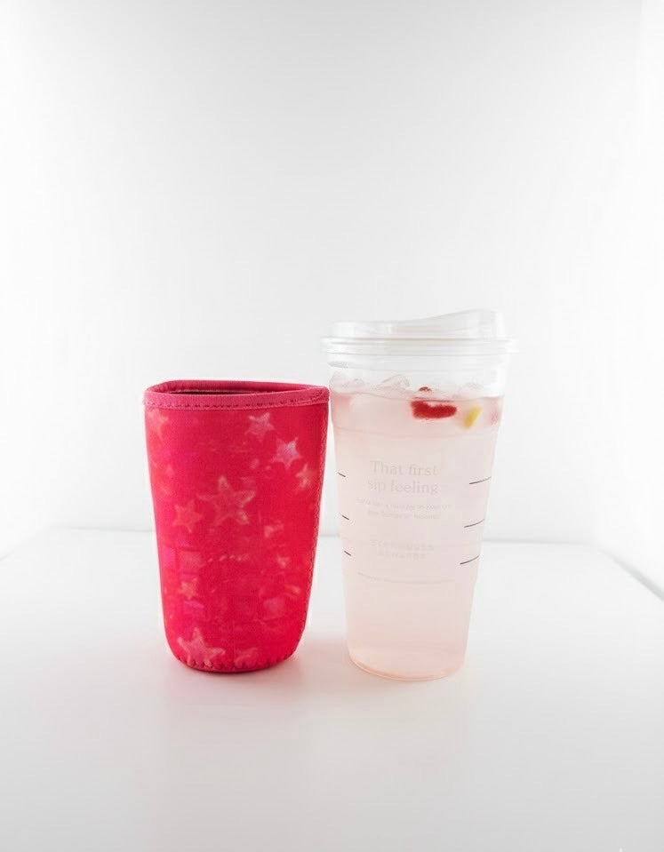 Pink Fuel drink sleeve
